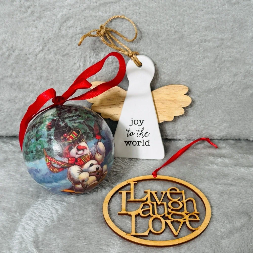 Christmas‎ Ornaments Cottagecore Boho Angel 